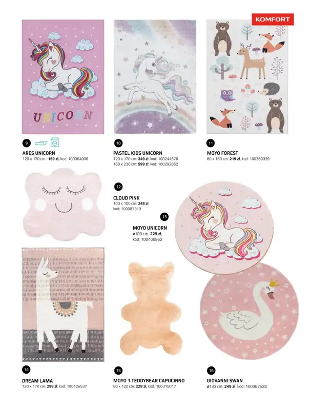 Komfort - gazetka promocyjna Katalog dywanów 2024/2025 od soboty 04.01 do środy 31.12 - strona 61
