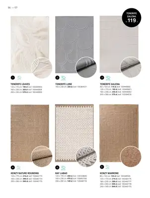 Komfort - gazetka promocyjna Katalog dywanów 2024/2025 od soboty 04.01 do środy 31.12 - strona 56 Komfort - gazetka promocyjna Katalog dywanów 2024/2025 od soboty 04.01 do środy 31.12 - strona 56