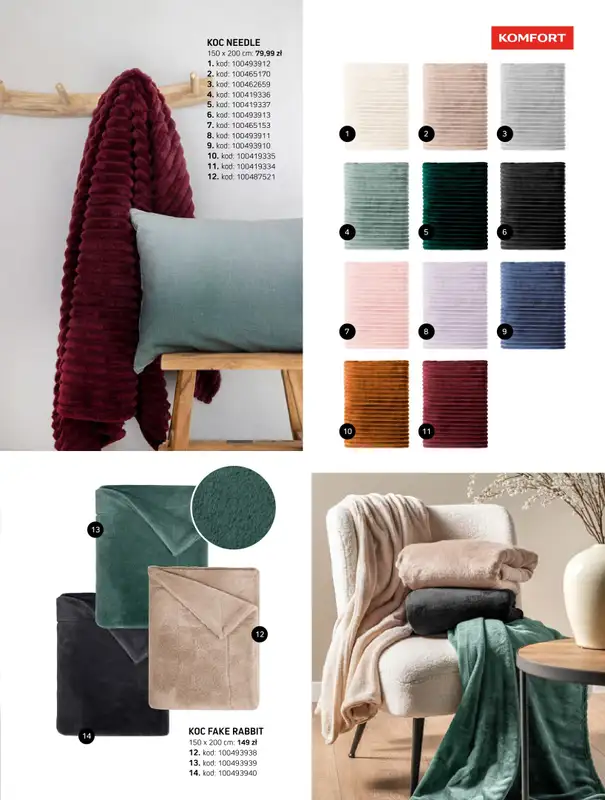 Komfort - gazetka promocyjna Katalog dywanów 2024/2025 od soboty 04.01 do środy 31.12 - strona 83