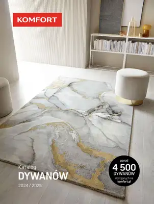 Komfort - gazetka promocyjna Katalog dywanów 2024/2025 od soboty 04.01 do środy 31.12 Komfort - gazetka promocyjna Katalog dywanów 2024/2025 od soboty 04.01 do środy 31.12