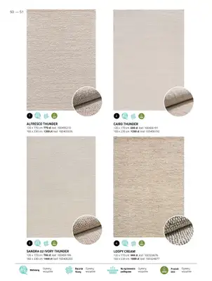 Komfort - gazetka promocyjna Katalog dywanów 2024/2025 od soboty 04.01 do środy 31.12 - strona 50 Komfort - gazetka promocyjna Katalog dywanów 2024/2025 od soboty 04.01 do środy 31.12 - strona 50