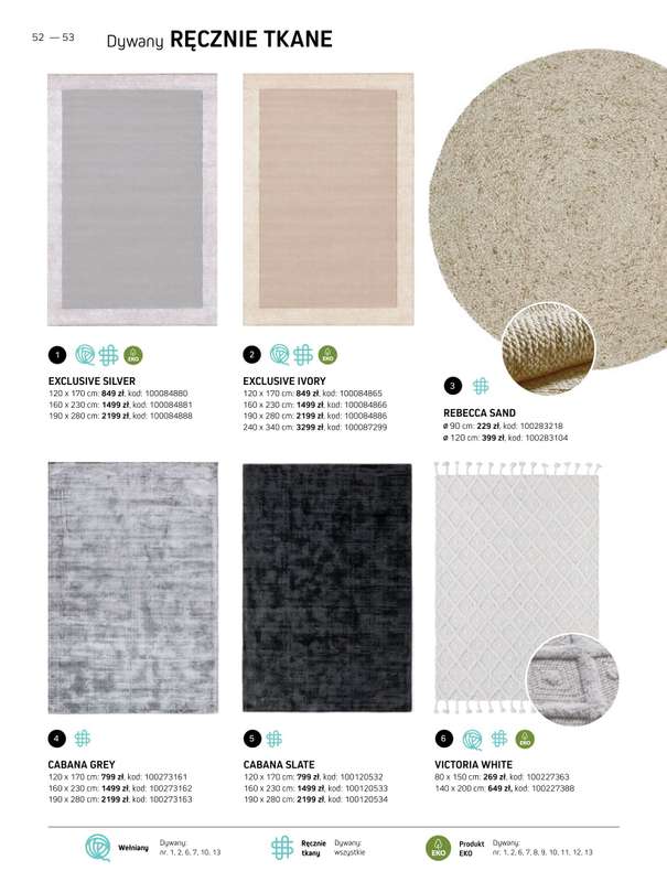 Komfort - gazetka promocyjna Katalog dywanów 2024/2025 od soboty 04.01 do środy 31.12 - strona 52