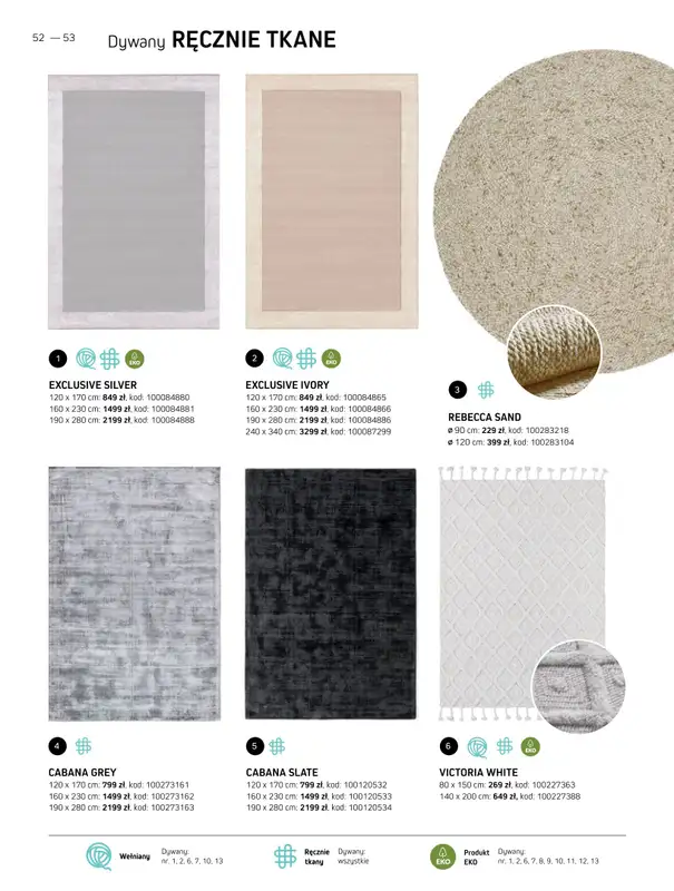 Komfort - gazetka promocyjna Katalog dywanów 2024/2025 od soboty 04.01 do środy 31.12 - strona 52