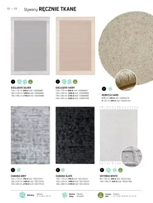 Komfort - gazetka promocyjna Katalog dywanów 2024/2025 od soboty 04.01 do środy 31.12 - strona 52 Komfort - gazetka promocyjna Katalog dywanów 2024/2025 od soboty 04.01 do środy 31.12 - strona 52