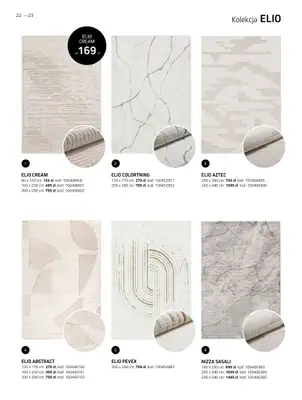 Komfort - gazetka promocyjna Katalog dywanów 2024/2025 od soboty 04.01 do środy 31.12 - strona 22 Komfort - gazetka promocyjna Katalog dywanów 2024/2025 od soboty 04.01 do środy 31.12 - strona 22