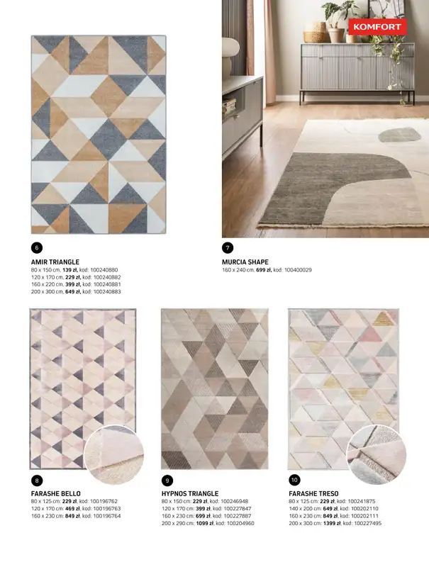Komfort - gazetka promocyjna Katalog dywanów 2024/2025 od soboty 04.01 do środy 31.12 - strona 37