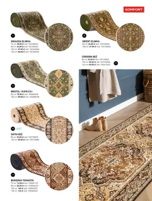 Komfort - gazetka promocyjna Katalog dywanów 2024/2025 od soboty 04.01 do środy 31.12 - strona 75 Komfort - gazetka promocyjna Katalog dywanów 2024/2025 od soboty 04.01 do środy 31.12 - strona 75