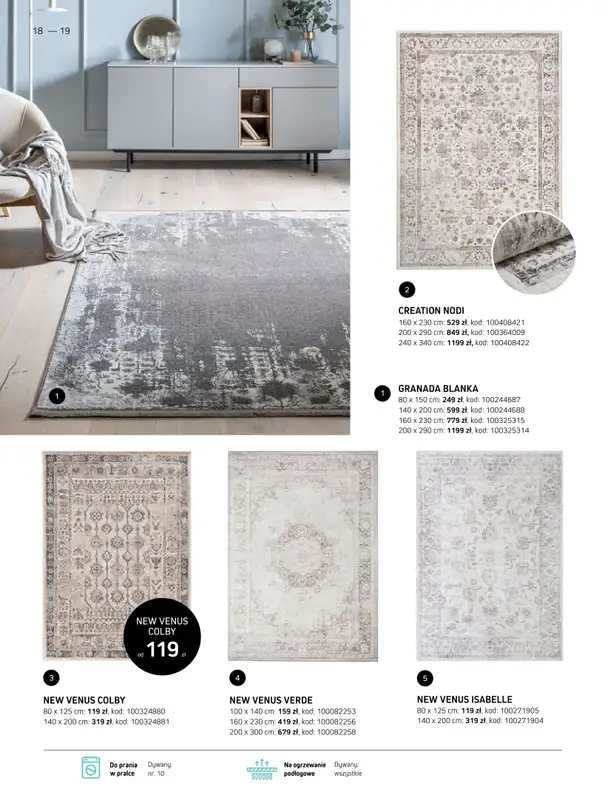 Komfort - gazetka promocyjna Katalog dywanów 2024/2025 od soboty 04.01 do środy 31.12 - strona 18