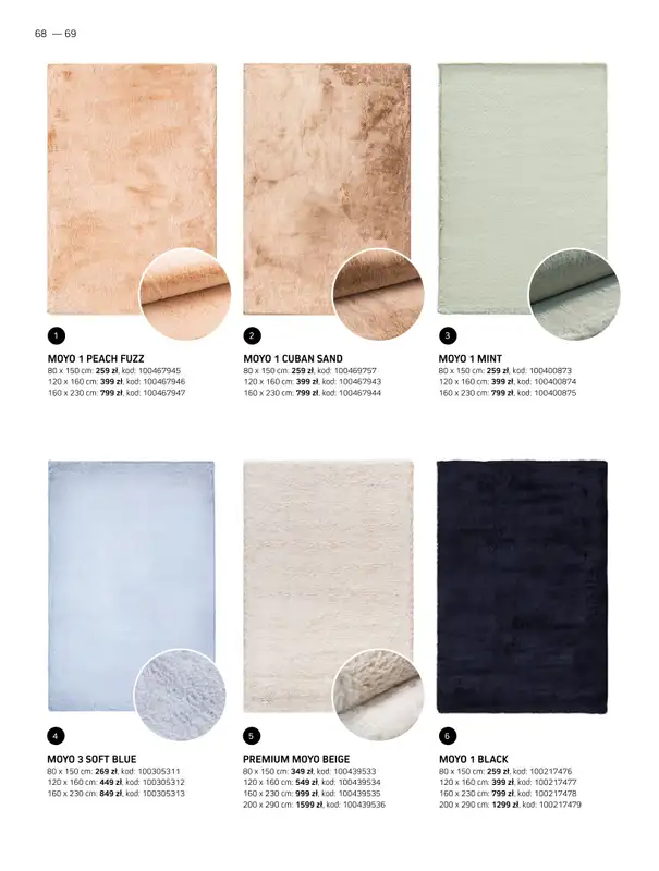 Komfort - gazetka promocyjna Katalog dywanów 2024/2025 od soboty 04.01 do środy 31.12 - strona 68