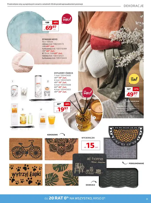Komfort - gazetka promocyjna Gazetka od środy 08.01 do wtorku 18.02 - strona 31