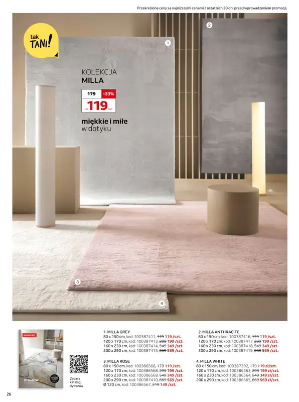 Komfort - gazetka promocyjna Gazetka od środy 08.01 do wtorku 18.02 - strona 26