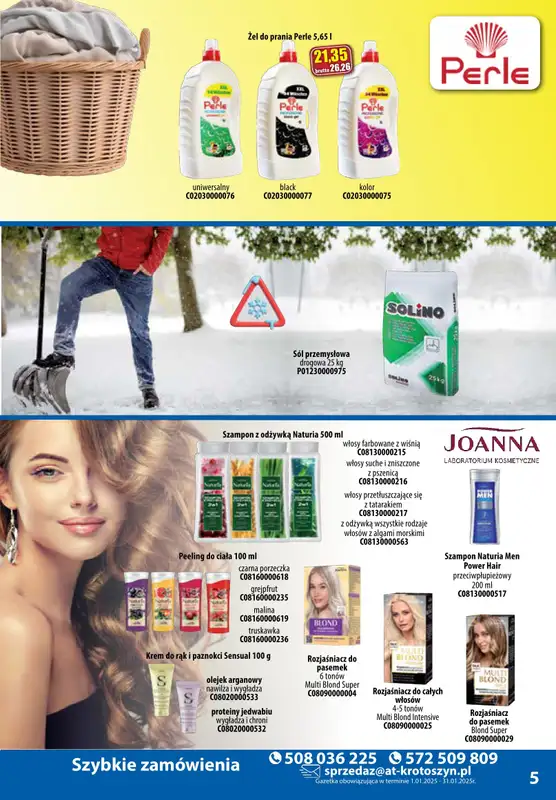 A-T - gazetka promocyjna Produkty chemiczne od środy 08.01 do piątku 31.01 - strona 5