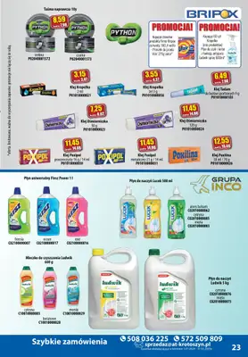 A-T - gazetka promocyjna Produkty chemiczne od środy 08.01 do piątku 31.01 - strona 23