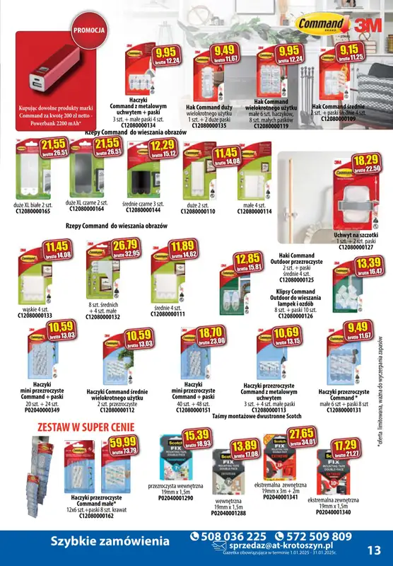A-T - gazetka promocyjna Produkty chemiczne od środy 08.01 do piątku 31.01 - strona 13