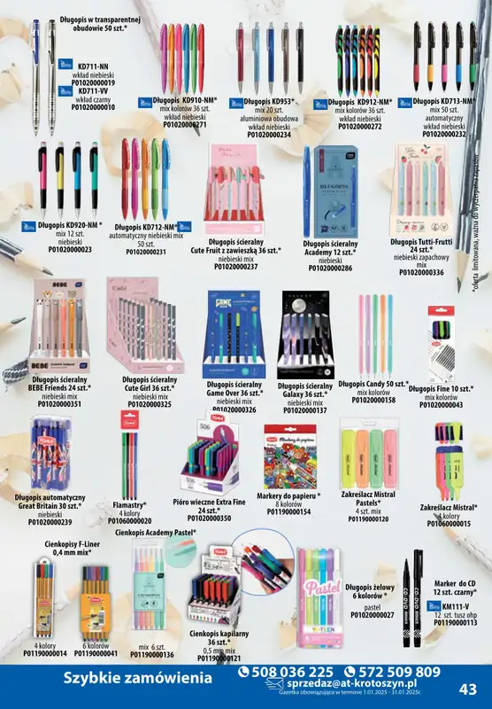 A-T - gazetka promocyjna Produkty chemiczne od środy 08.01 do piątku 31.01 - strona 43