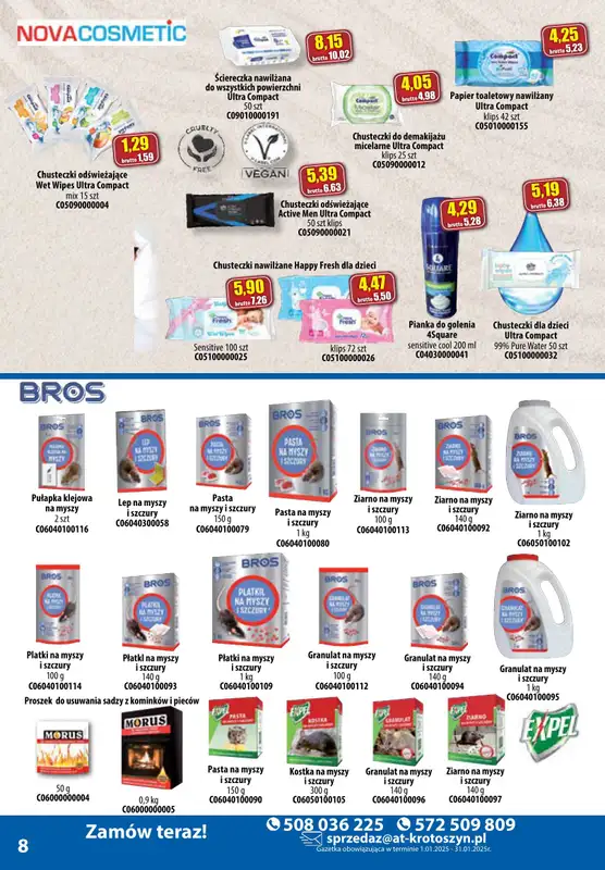 A-T - gazetka promocyjna Produkty chemiczne od środy 08.01 do piątku 31.01 - strona 8