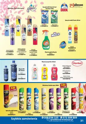 A-T - gazetka promocyjna Produkty chemiczne od środy 08.01 do piątku 31.01 - strona 31