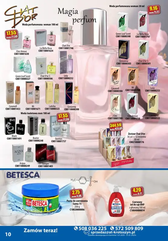 A-T - gazetka promocyjna Produkty chemiczne od środy 08.01 do piątku 31.01 - strona 10