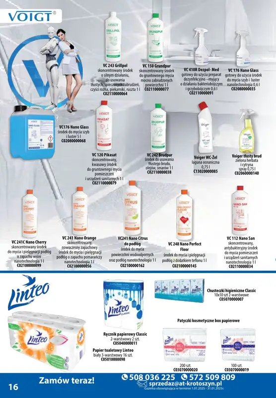 A-T - gazetka promocyjna Produkty chemiczne od środy 08.01 do piątku 31.01 - strona 16