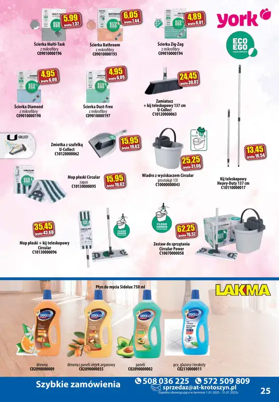 A-T - gazetka promocyjna Produkty chemiczne od środy 08.01 do piątku 31.01 - strona 25