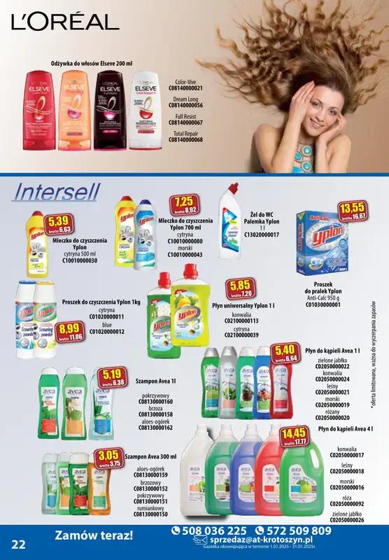 A-T - gazetka promocyjna Produkty chemiczne od środy 08.01 do piątku 31.01 - strona 22