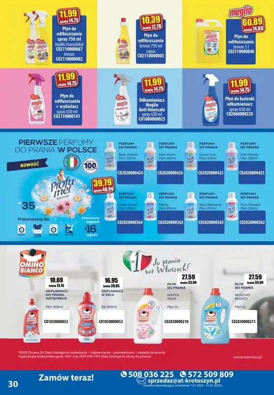 A-T - gazetka promocyjna Produkty chemiczne od środy 08.01 do piątku 31.01 - strona 30