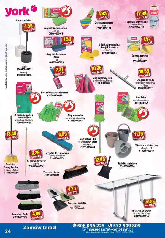 A-T - gazetka promocyjna Produkty chemiczne od środy 08.01 do piątku 31.01 - strona 24