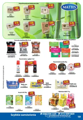 A-T - gazetka promocyjna Produkty chemiczne od środy 08.01 do piątku 31.01 - strona 19