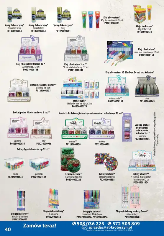 A-T - gazetka promocyjna Produkty chemiczne od środy 08.01 do piątku 31.01 - strona 40