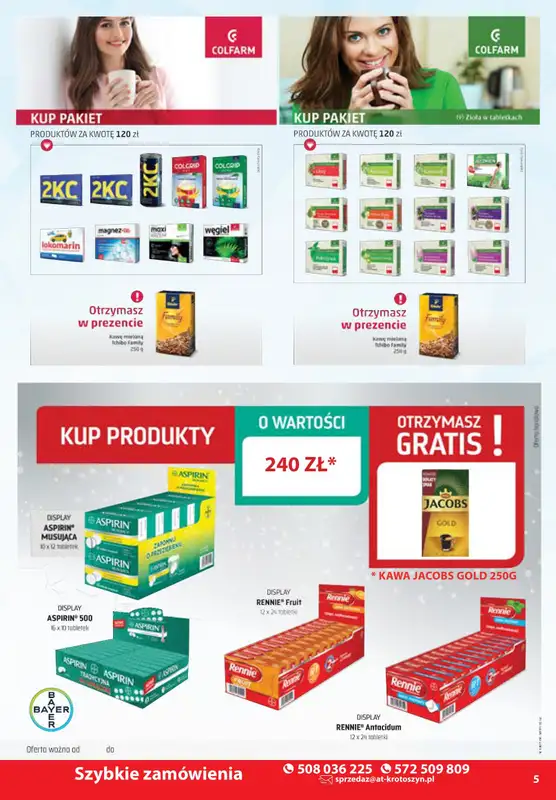 A-T - gazetka promocyjna Farmacja i zdrowa żywność od środy 08.01 do piątku 31.01 - strona 5
