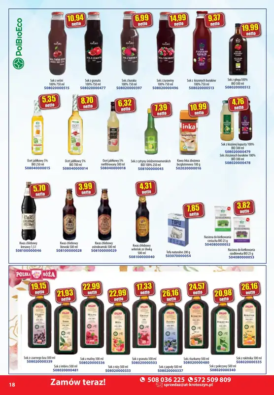 A-T - gazetka promocyjna Farmacja i zdrowa żywność od środy 08.01 do piątku 31.01 - strona 18