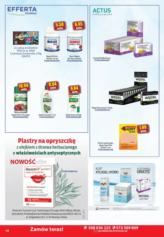 A-T - gazetka promocyjna Farmacja i zdrowa żywność od środy 08.01 do piątku 31.01 - strona 10