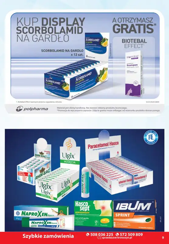 A-T - gazetka promocyjna Farmacja i zdrowa żywność od środy 08.01 do piątku 31.01 - strona 9
