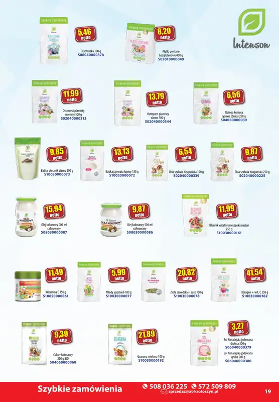 A-T - gazetka promocyjna Farmacja i zdrowa żywność od środy 08.01 do piątku 31.01 - strona 19