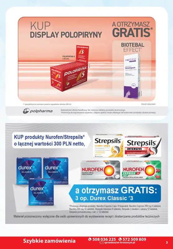 A-T - gazetka promocyjna Farmacja i zdrowa żywność od środy 08.01 do piątku 31.01 - strona 3