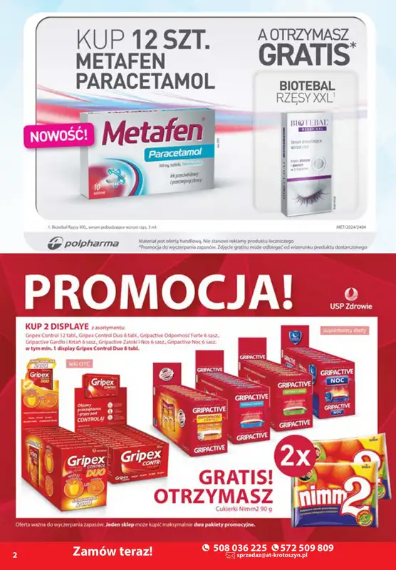 A-T - gazetka promocyjna Farmacja i zdrowa żywność od środy 08.01 do piątku 31.01 - strona 2