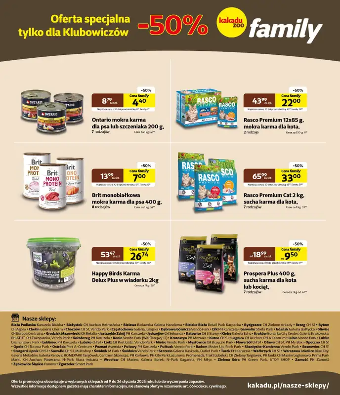 KAKADU - gazetka promocyjna Gazetka od czwartku 09.01 do niedzieli 26.01 - strona 8