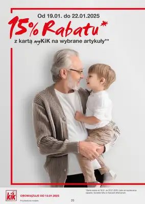 KiK - gazetka promocyjna Gazetka od poniedziałku 13.01 do niedzieli 19.01 - strona 20