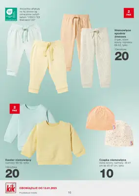KiK - gazetka promocyjna Gazetka od poniedziałku 13.01 do niedzieli 19.01 - strona 10