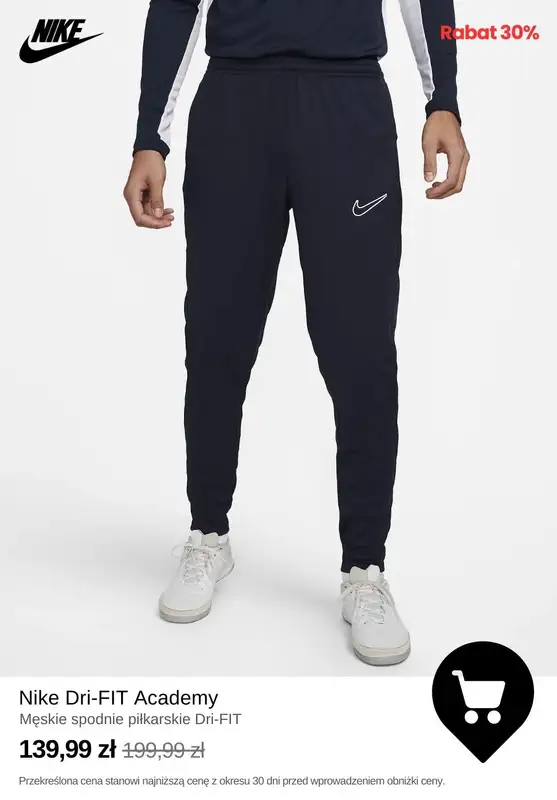 NIKE - gazetka promocyjna Wyprzedaż ubrań do -50% od piątku 10.01 do czwartku 16.01 - strona 9