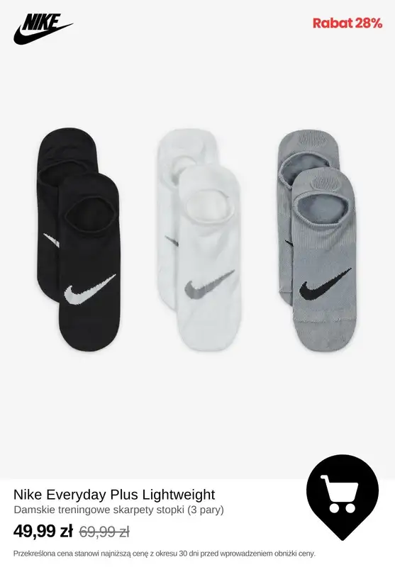 NIKE - gazetka promocyjna Wyprzedaż ubrań do -50% od piątku 10.01 do czwartku 16.01 - strona 5