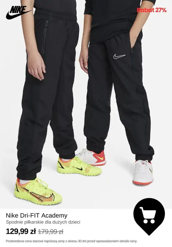 NIKE - gazetka promocyjna Wyprzedaż ubrań do -50% od piątku 10.01 do czwartku 16.01 - strona 4