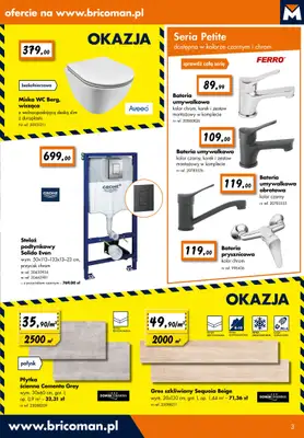 Bricoman - gazetka promocyjna Gazetka od poniedziałku 13.01 do niedzieli 02.02 - strona 3