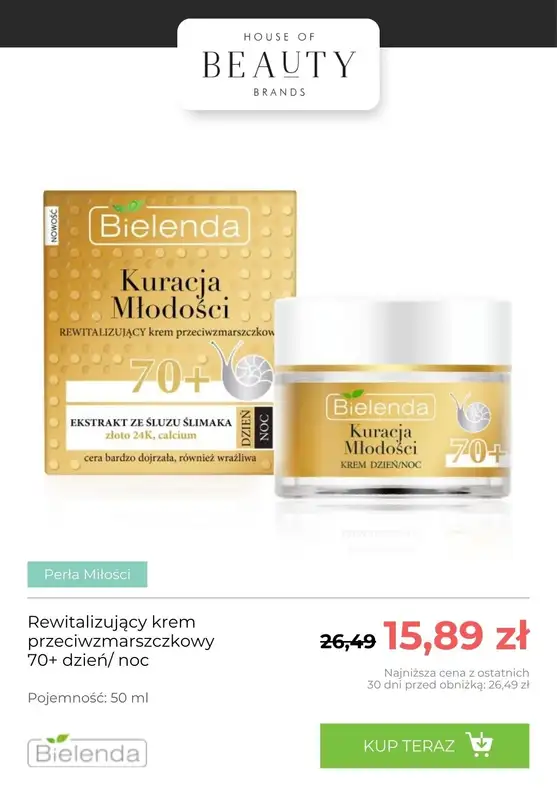 #DZIEŃ BABCI I DZIADKA - gazetka promocyjna Bielenda | Do -40% na kosmetyki 60+ od środy 15.01 do niedzieli 19.01 - strona 9