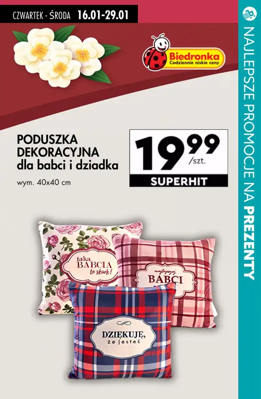 #DZIEŃ BABCI I DZIADKA - gazetka promocyjna Promocje na prezenty ze sklepów stacjonarnych od czwartku 16.01 do wtorku 21.01 - strona 6
