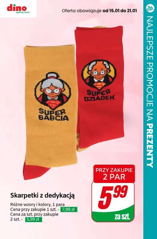 #DZIEŃ BABCI I DZIADKA - gazetka promocyjna Promocje na prezenty ze sklepów stacjonarnych od czwartku 16.01 do wtorku 21.01 - strona 7