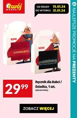 #DZIEŃ BABCI I DZIADKA - gazetka promocyjna Promocje na prezenty ze sklepów stacjonarnych od czwartku 16.01 do wtorku 21.01 - strona 8