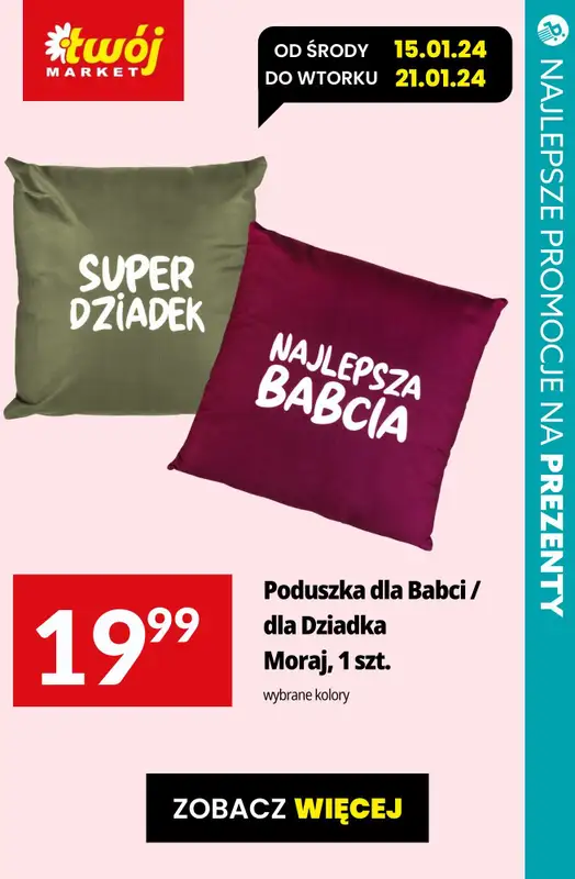 #DZIEŃ BABCI I DZIADKA - gazetka promocyjna Promocje na prezenty ze sklepów stacjonarnych od czwartku 16.01 do wtorku 21.01 - strona 5