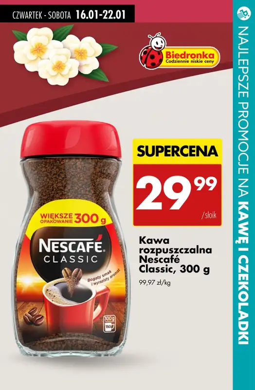 #DZIEŃ BABCI I DZIADKA - gazetka promocyjna Kawa i czekoladki dla Babci i Dziadka od czwartku 16.01 do soboty 18.01 - strona 3