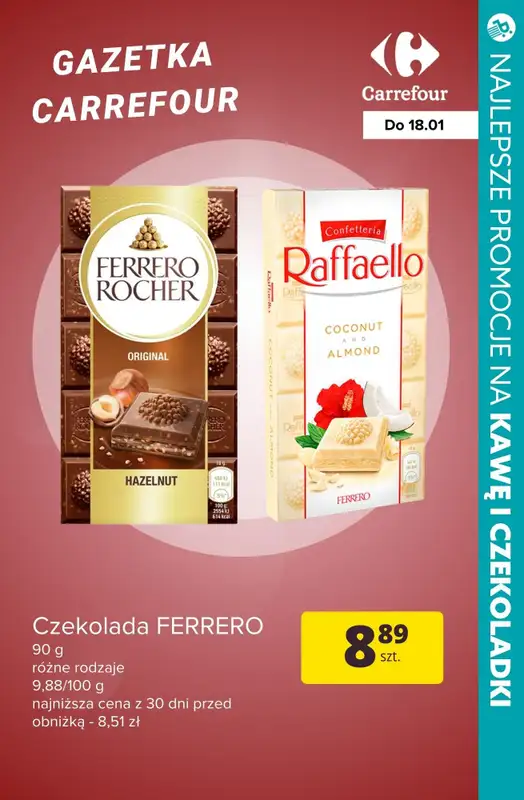 #DZIEŃ BABCI I DZIADKA - gazetka promocyjna Kawa i czekoladki dla Babci i Dziadka od czwartku 16.01 do soboty 18.01 - strona 5